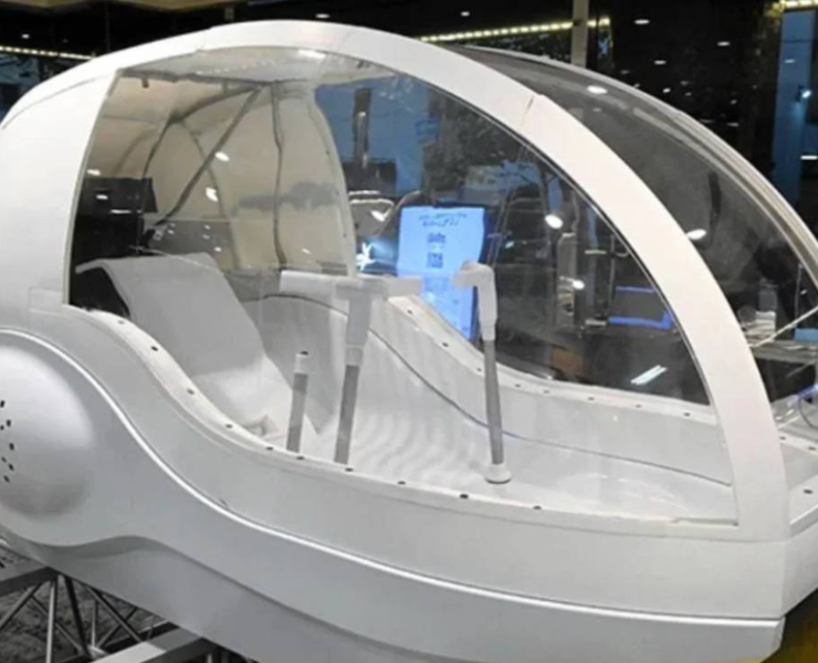 Japón creó una 'lavadora humana' la cual te lava y seca en cuestión de minutos