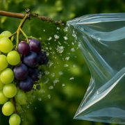 Crean plástico a partir de uvas y otros residuos biodegradables