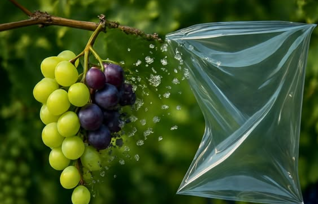 Crean plástico a partir de uvas y otros residuos biodegradables