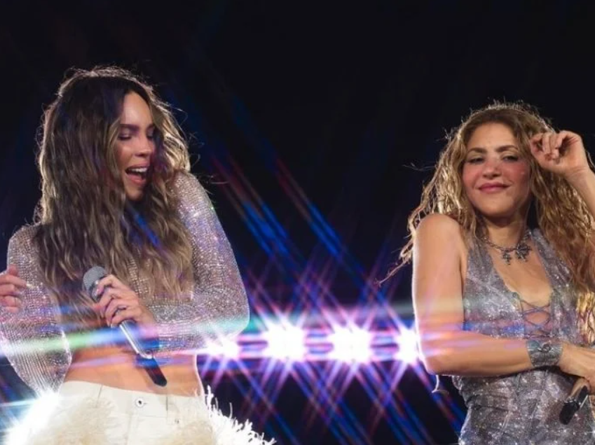 Shakira y Belinda cantan juntas: una noche mágica e irrepetible