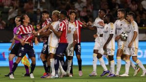 Las Chivas rayadas del Guadalajara solo tienen una victoria y una derrota en la Leagues Cup 2025, razón por la cual están fuera del torneo.