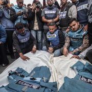 Cinco periodistas asesinados en Gaza