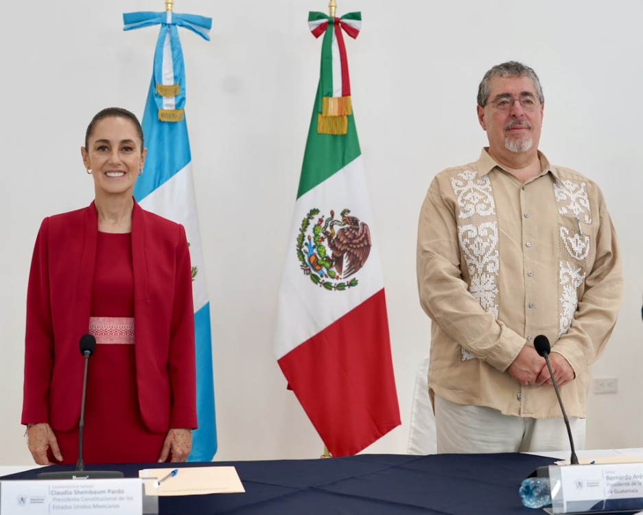 Claudia Sheinbaum inicia en Guatemala una gira estratégica por Centroamérica