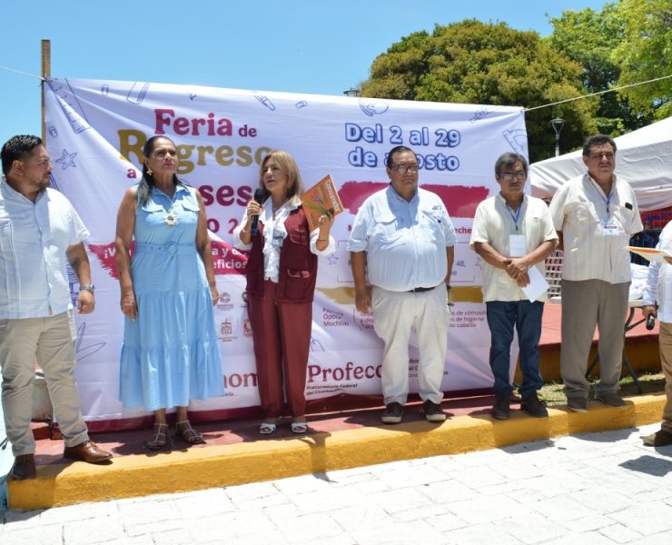 Profeco inaugura Feria de Regreso a Clases: En Ciudad del Carmen
