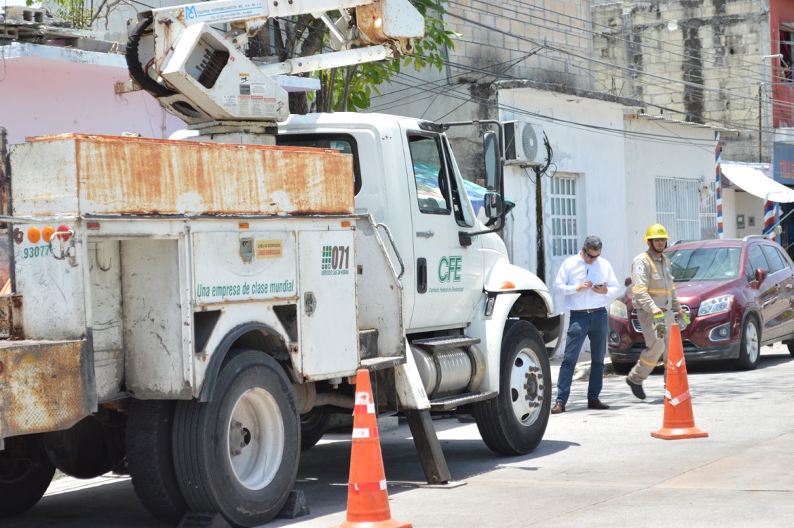 Apagones en la Isla del Carmen por falta de mantenimiento a la infraestructura de la CFE