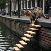 Ámsterdam construye escaleras para animales y así ayudarlos a salir si caen en los canales
