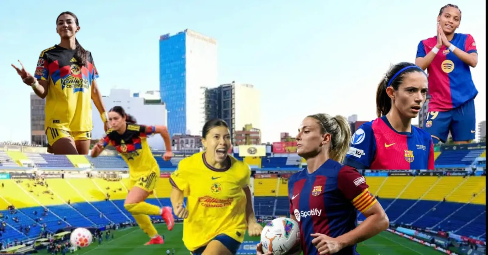 Detalles del Partido amistoso entre el América y Barcelona
