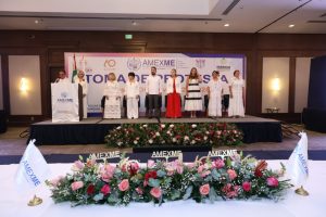 Ceremonia de toma de protesta de Diana Castañeda como líder del capítulo Yucatán de AMEXME.