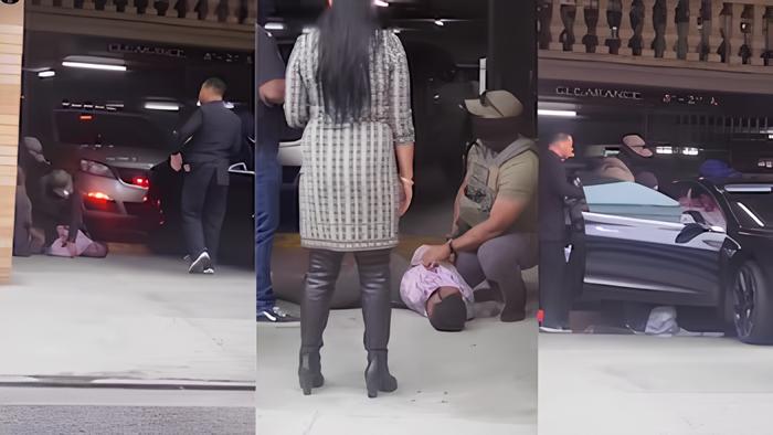 El momento exacto en que la influencer es arrestada por ICE