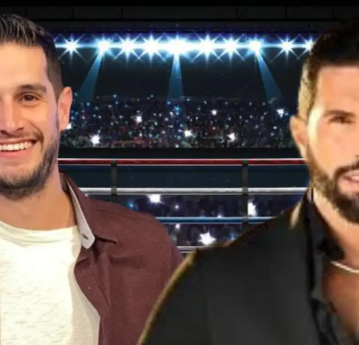 Encontronazo entre Poncho De Nigris con Adrián Marcelo en aeropuerto