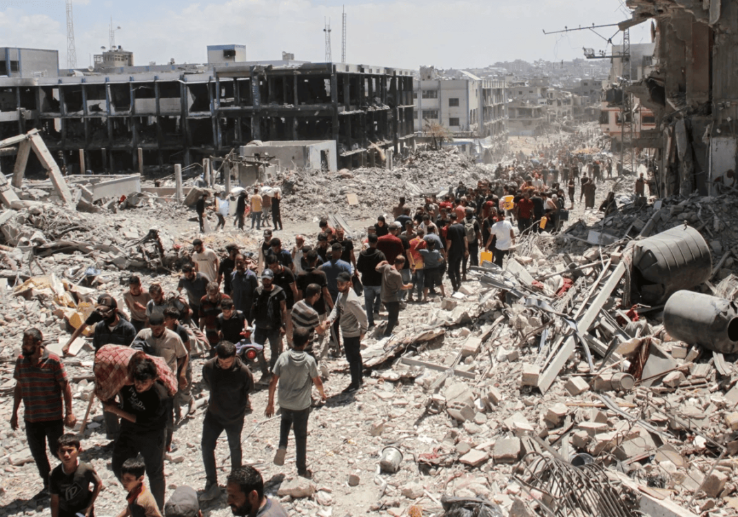 Evacuación masiva de Ciudad de Gaza