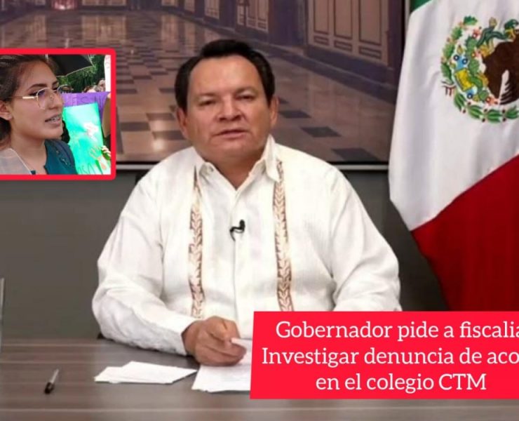 Gobernador Joaquín Díaz exhortó a la Fiscalía a investigar denuncia de acoso en el colegia CTM