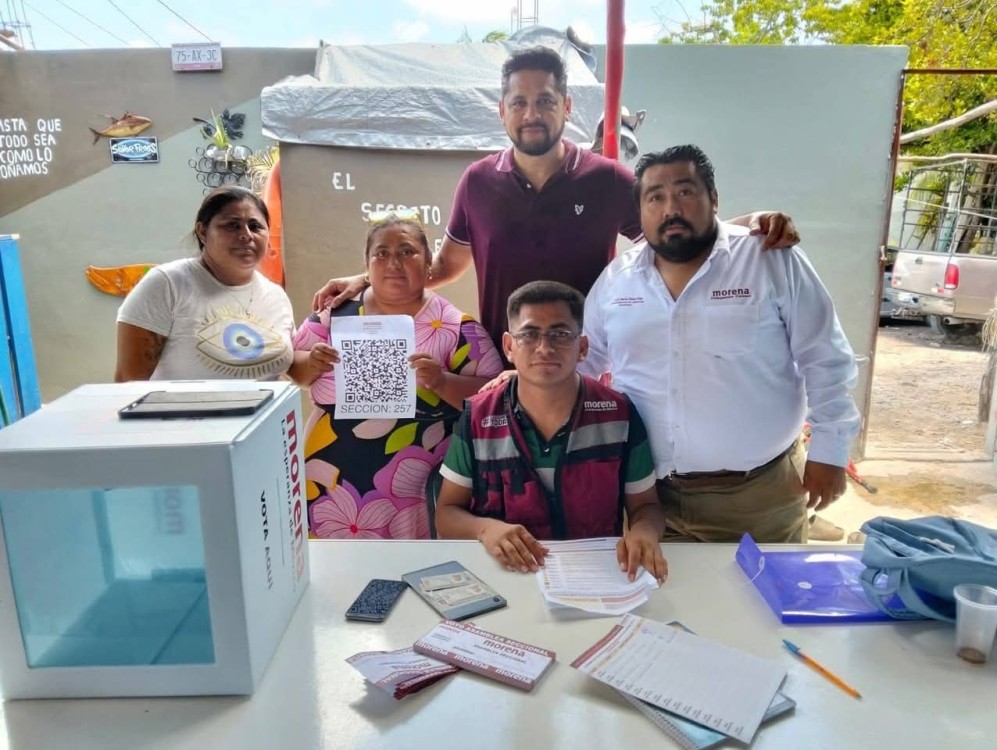 Elección de representantes seccionales de MORENA Carmen debe concluir en enero