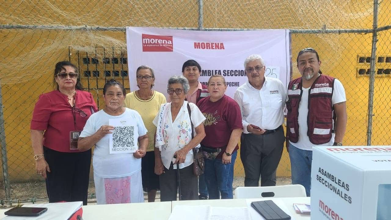 Elección de representantes seccionales de MORENA Carmen debe concluir en enero