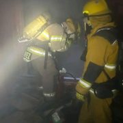 Se incendia barco en un astillero de Ciudad del Carmen