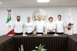 Integrantes del Poder Judicial de Tabasco durante la Última sesión del Consejo de la Judicatura, marcando el cierre de esta etapa histórica.