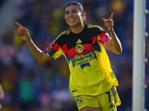 La capitana del América Femenil Kiana Palacios, puso su granito de arena en la goleada de 11-0 ante Querétaro.