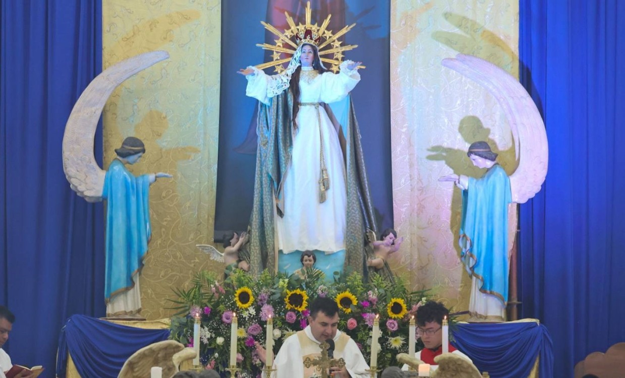 Misa de gallo y mañanitas a la Virgen de la Asunción: En Ciudad del Carmen