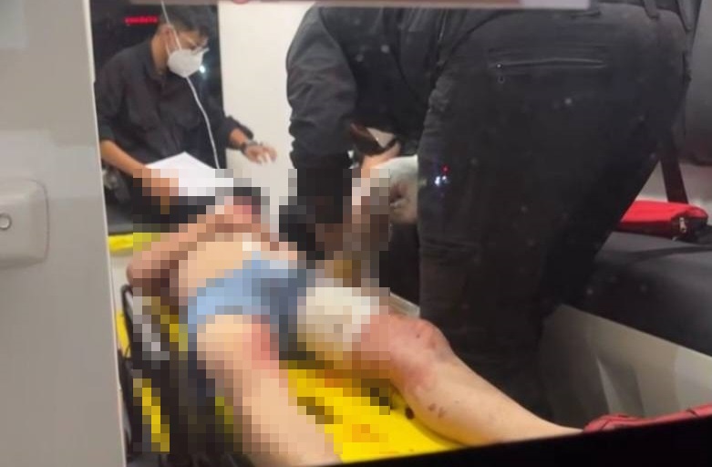 Imprudente motociclista ocasiona un accidente