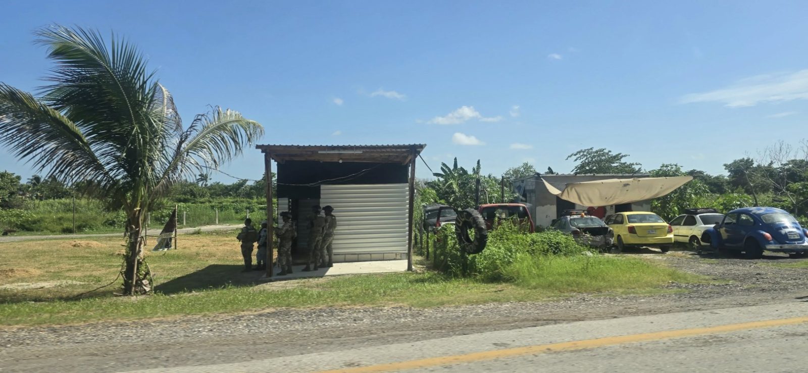 Operativo de la Guardia Nacional y Semar en la Península de Atasta