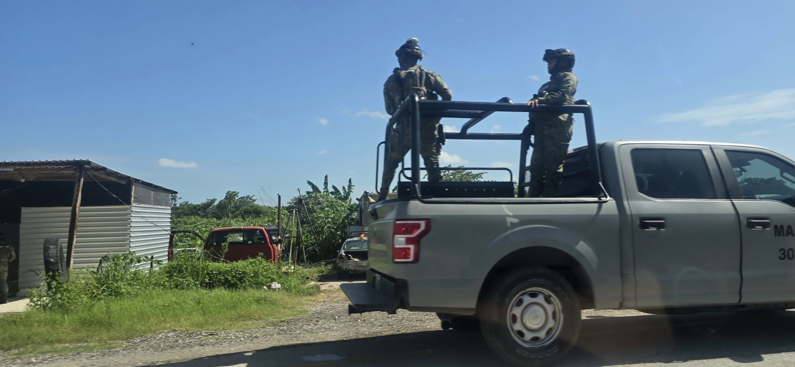 Operativo de la Guardia Nacional y Semar en la Península de Atasta