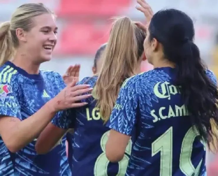 Segunda goleada del América Femenil con juego colectivo y efectivo