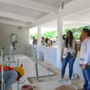 Supervisan avances en obras educativas en Dzununcán y Chablekal