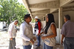 El Gobierno del Estado supervisó los avances de construcción y mantenimiento en dos planteles de educación básica