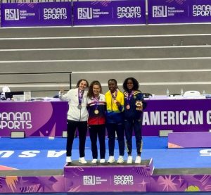 Vista general del podio de taekwondo en Asunción 2025, donde México brilló con cinco medallas.