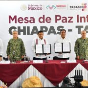 Tabasco y Chiapas firman nuevo acuerdo por la Seguridad y la Paz