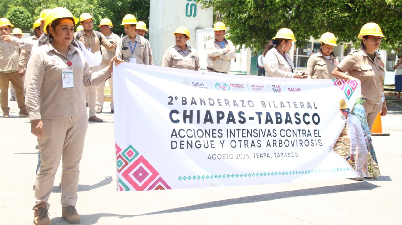 Tabasco y Chiapas refuerzan acciones conjuntas contra el dengue