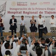Sheinbaum inaugura hospital del ISSSTE en Tlajomulco y reafirma compromiso de garantizar salud como derecho constitucional