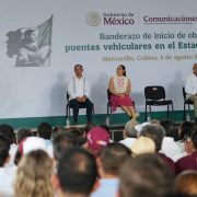 Sheinbaum arranca construcción de puentes en Manzanillo y reafirma compromiso con el bienestar social