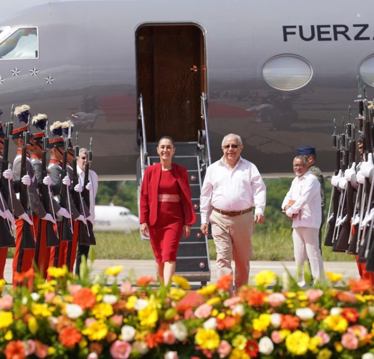 Claudia Sheinbaum inicia en Guatemala una gira estratégica por Centroamérica