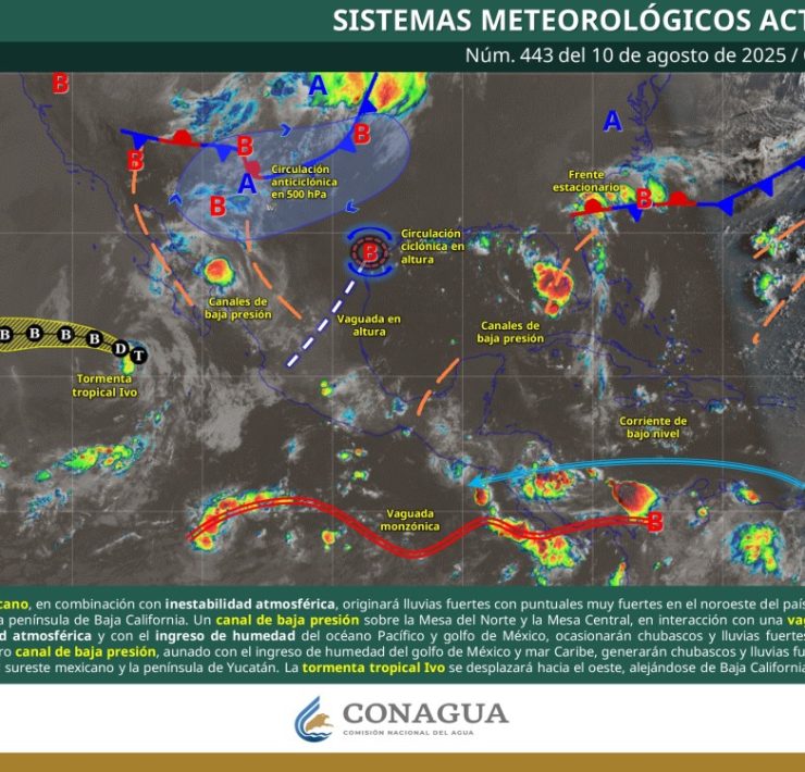 Autoridades alertan por lluvias intensas y calor extremo en gran parte del país