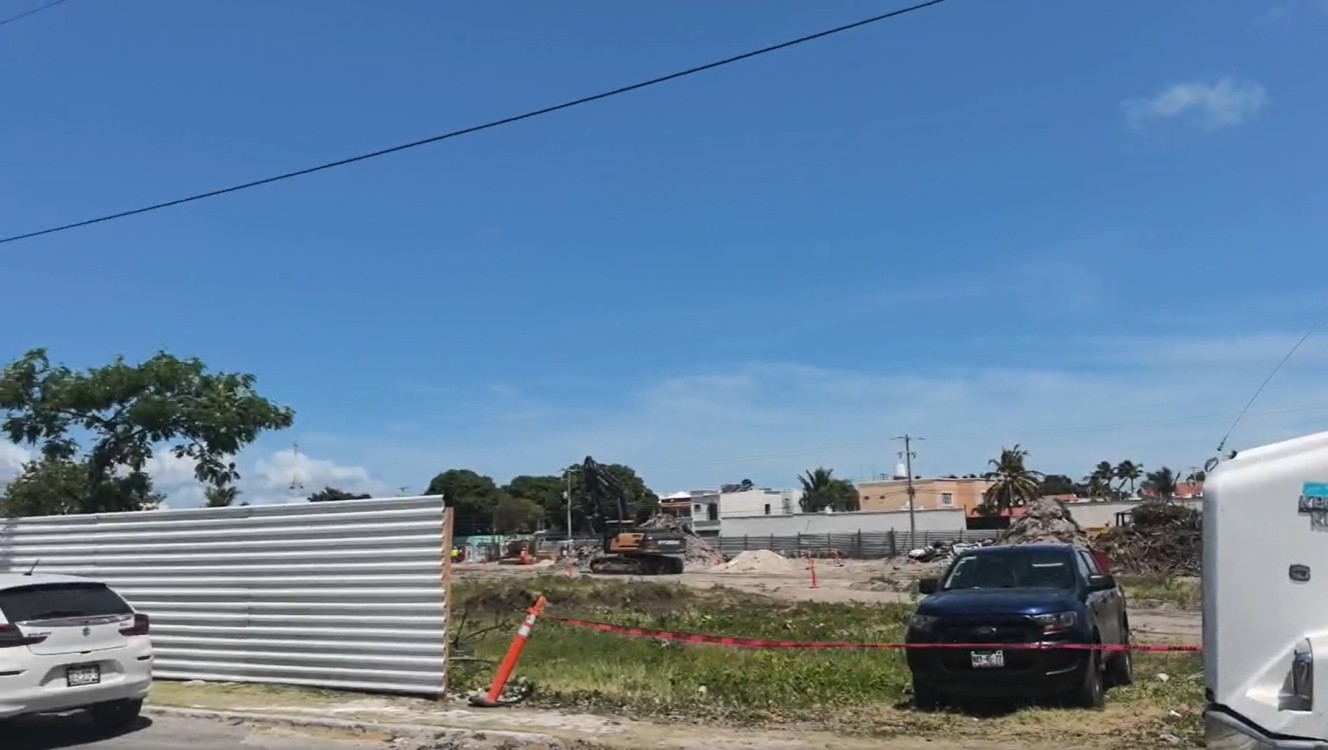 Manifestación de volqueteros de Ciudad del Carmen