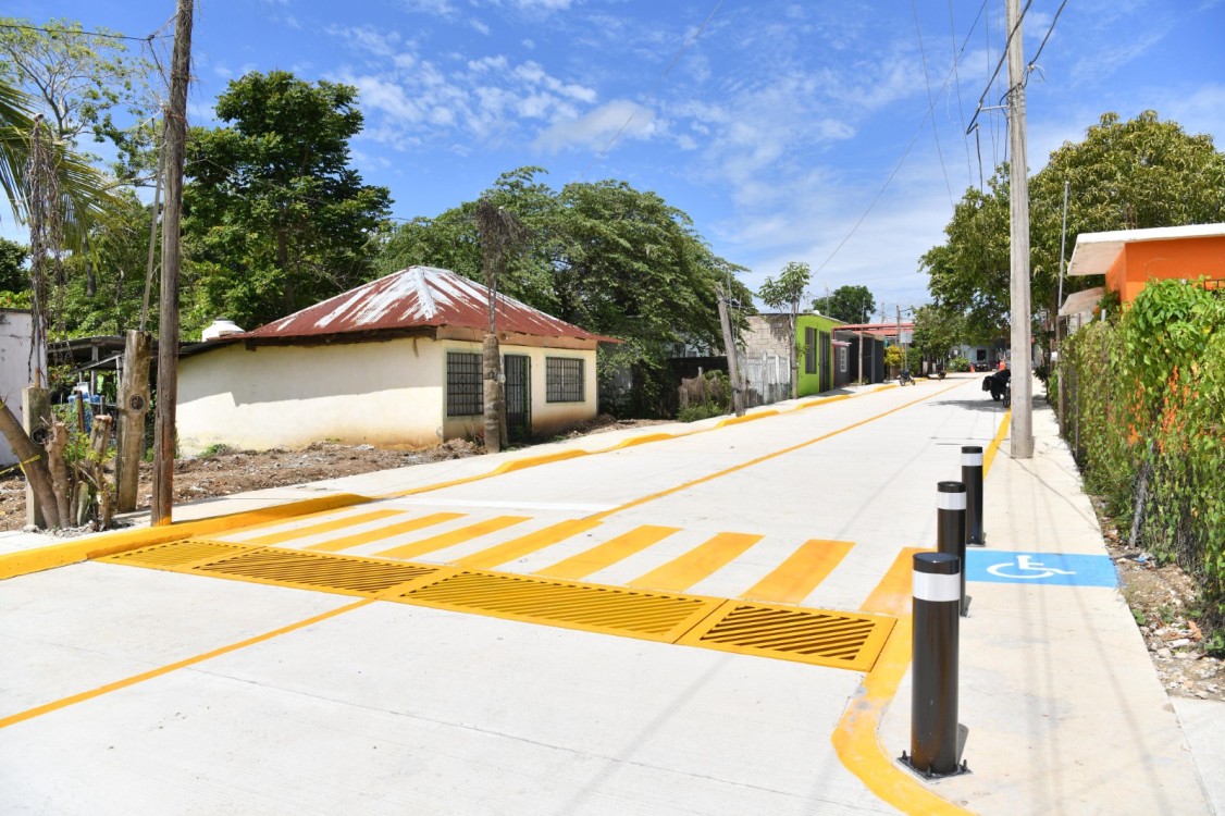 se entregó la pavimentación