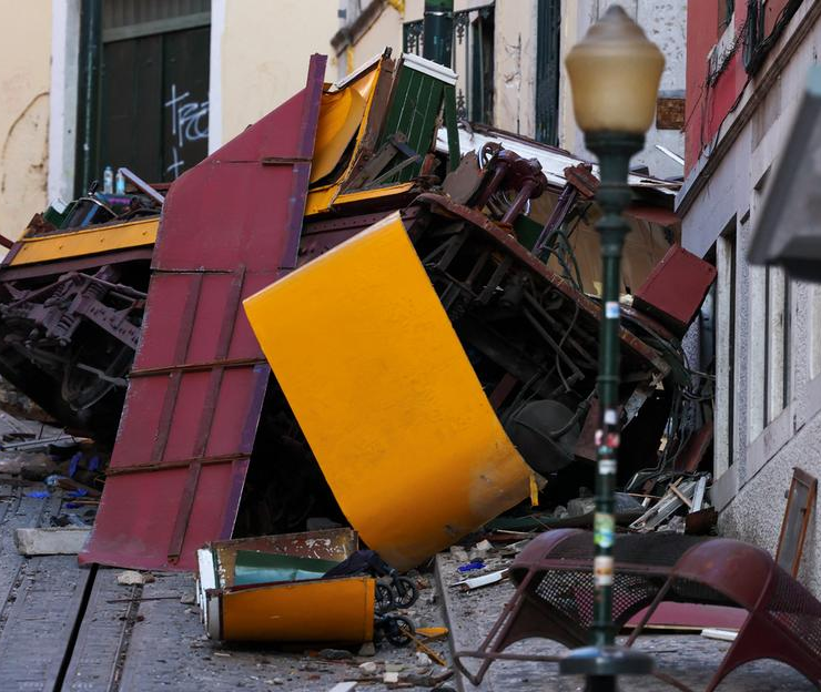 Accidente de funicular en Lisboa