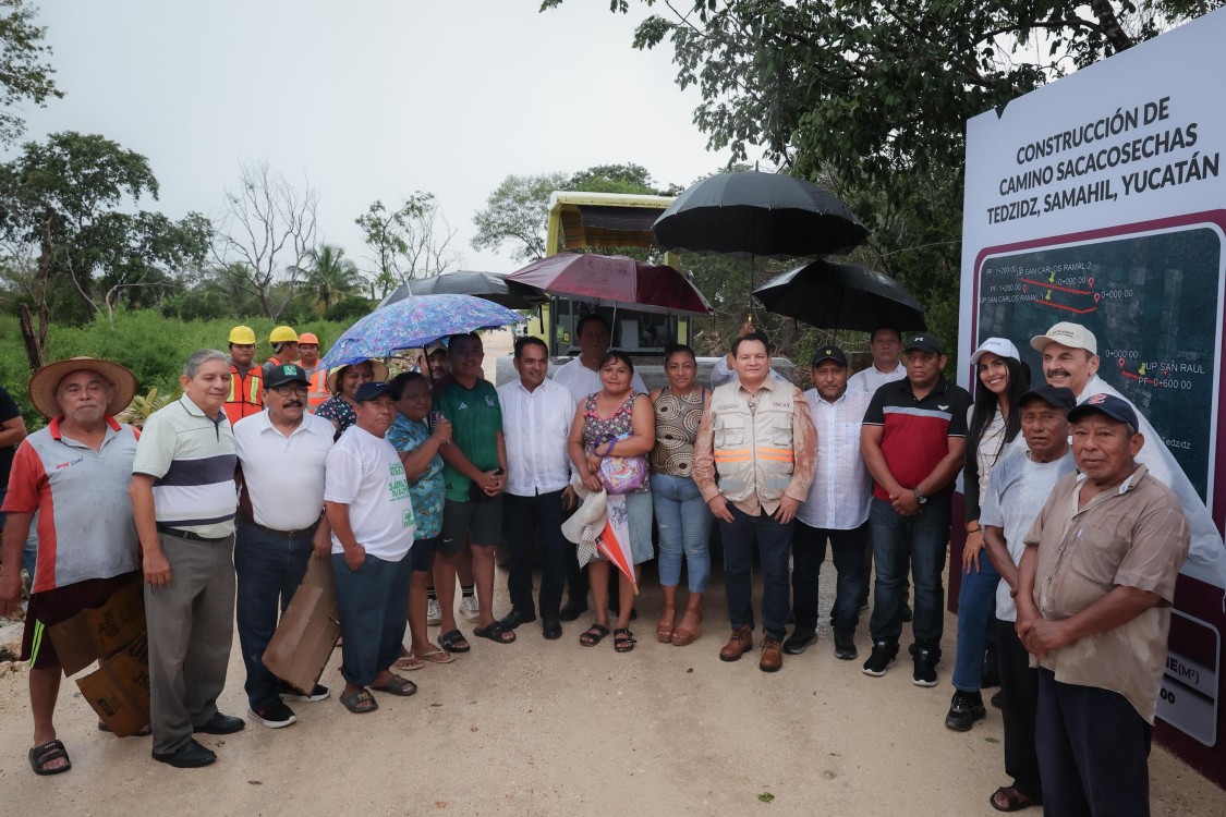 ¡Impacto Real! Camino sacacosechas en Samahil mejora vida de miles
