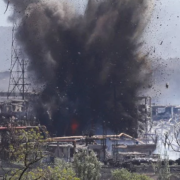 Rusia ataca a la Unión Europea con un bombardeo a uno de sus edificios