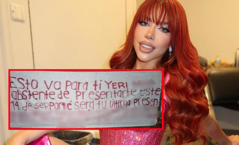 Yeri Mua recibe amenaza de muerte antes de su show y pide ayuda en redes