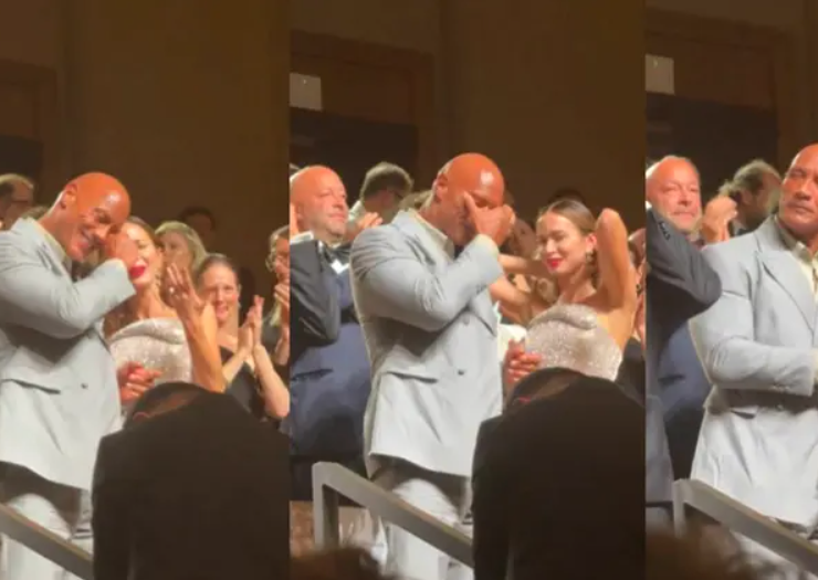 Dwayne Johnson recibe ovación de 15 minutos superando a 'Frankenstein' de Del Toro