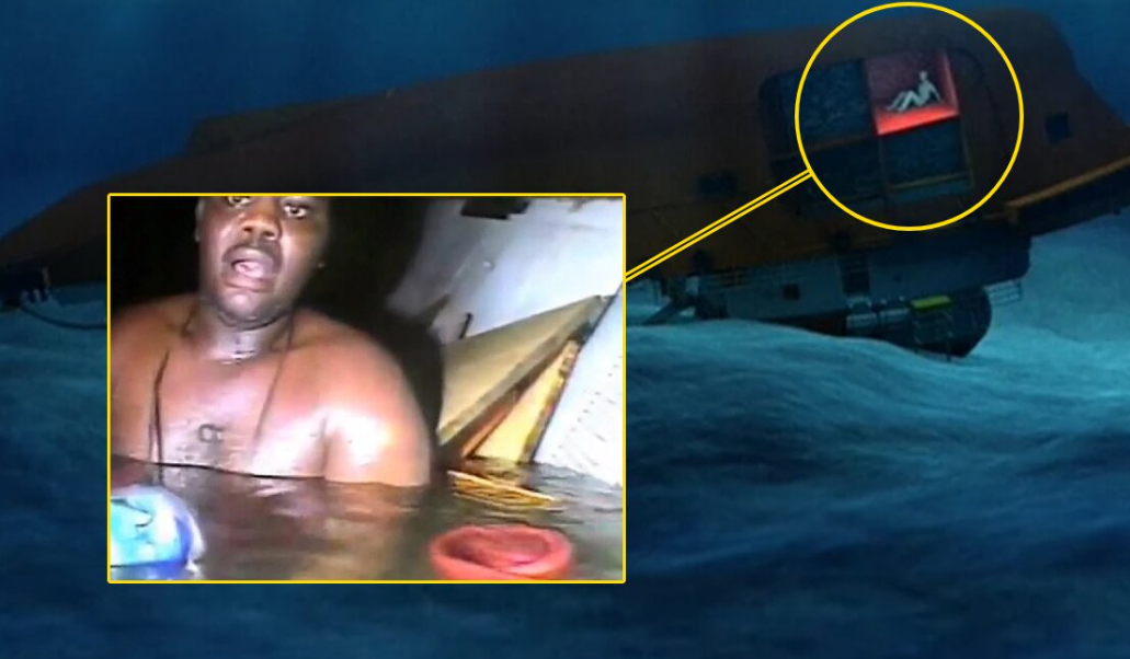 ¿Cómo es posible que un hombre sobrevivió en un barco hundido?