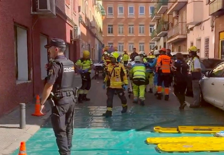 Explosión por fuga de gas en un bar de España deja varios heridos