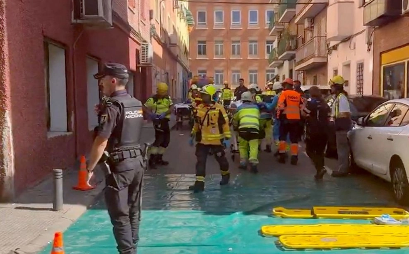 Explosión por fuga de gas en un bar de España deja varios heridos