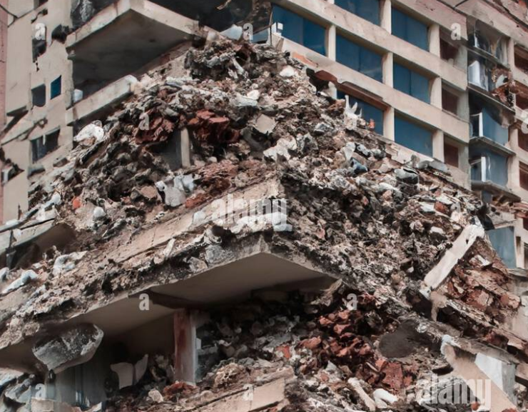 Israel tiene planes de exterminio y para ello destruye edificios de forma sistemática