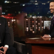 Trump sería el primer invitado en el show de Jimmy Kimmel después de su regreso