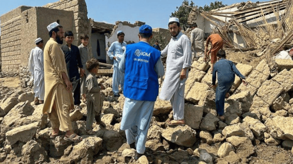Devastador sismo en Afganistán