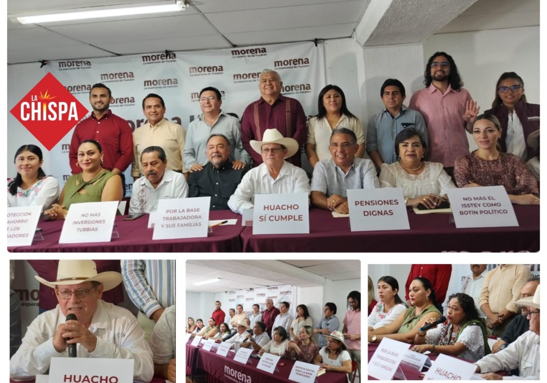 Diputados y diputadas de Morena responde al llamado: apoyo total a la reforma al ISSTEY en Yucatán