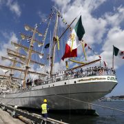 El Buque Escuela Cuauhtémoc retoma su papel diplomático tras superar accidente en Nueva York